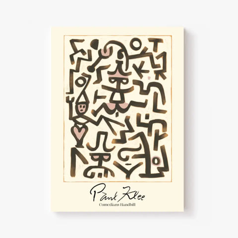 Paul Klee Comedians Handbill