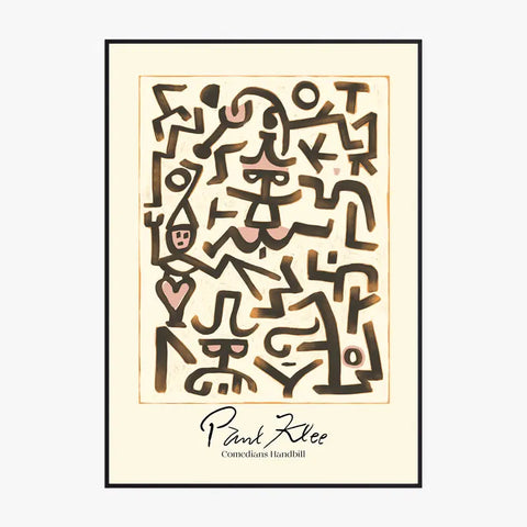 Paul Klee Comedians Handbill