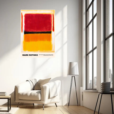 Mark Rothko Violet Black Orange Yellow On White And Red