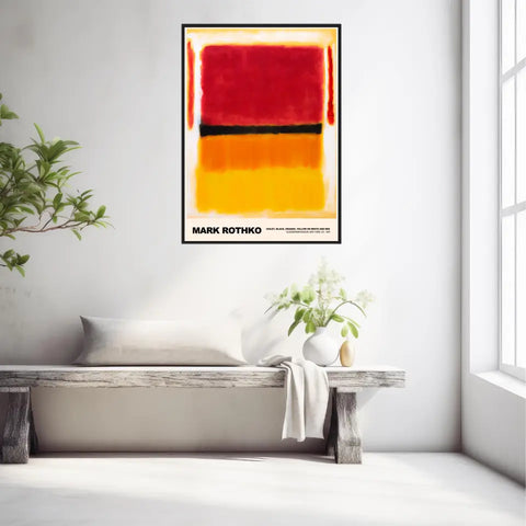 Mark Rothko Violet Black Orange Yellow On White And Red