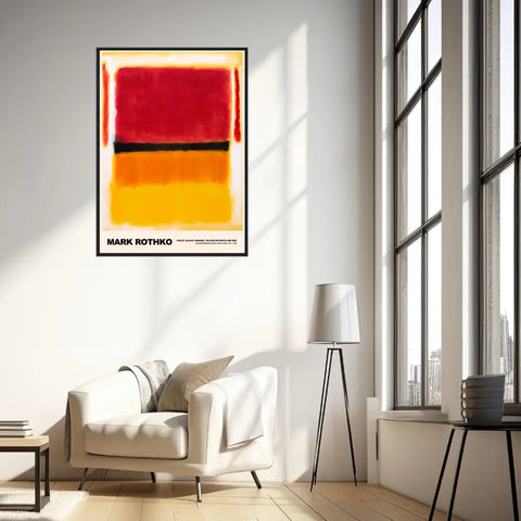 Mark Rothko Violet Black Orange Yellow On White And Red