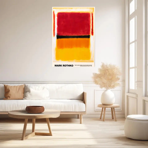 Mark Rothko Violet Black Orange Yellow On White And Red