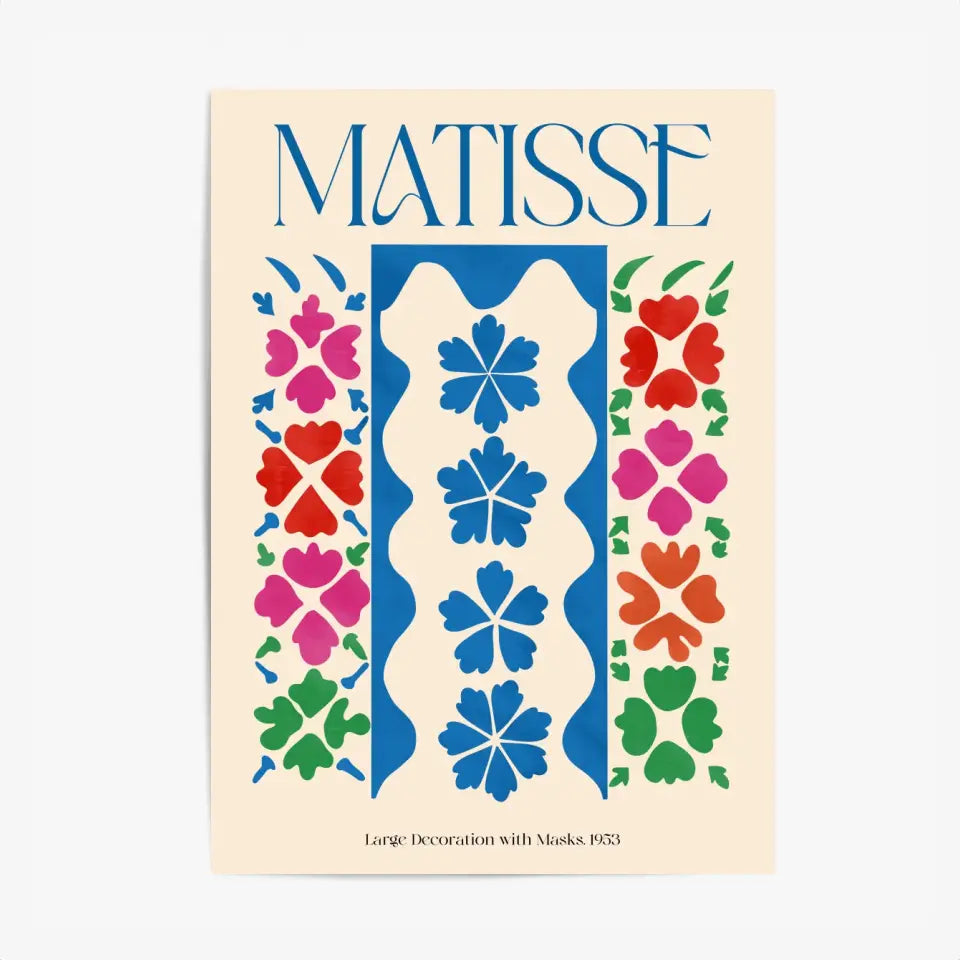 Matisse Large Décoration With Masks