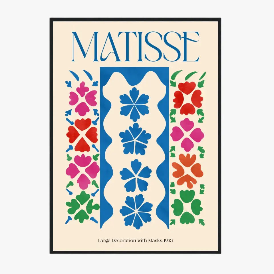 Matisse Large Décoration With Masks