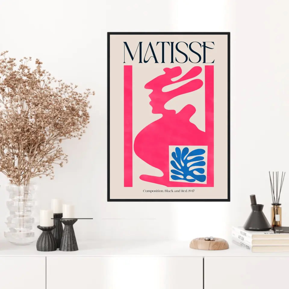 Matisse Composition Black And Red