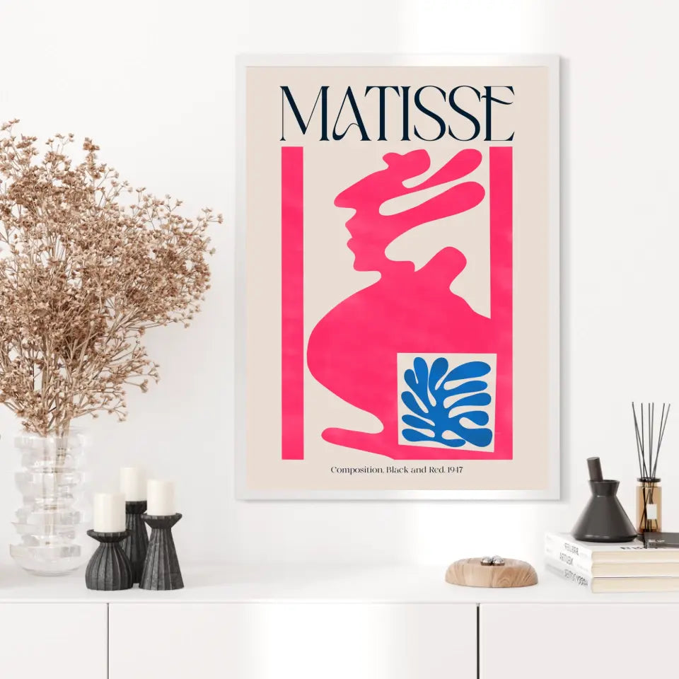 Matisse Composition Black And Red