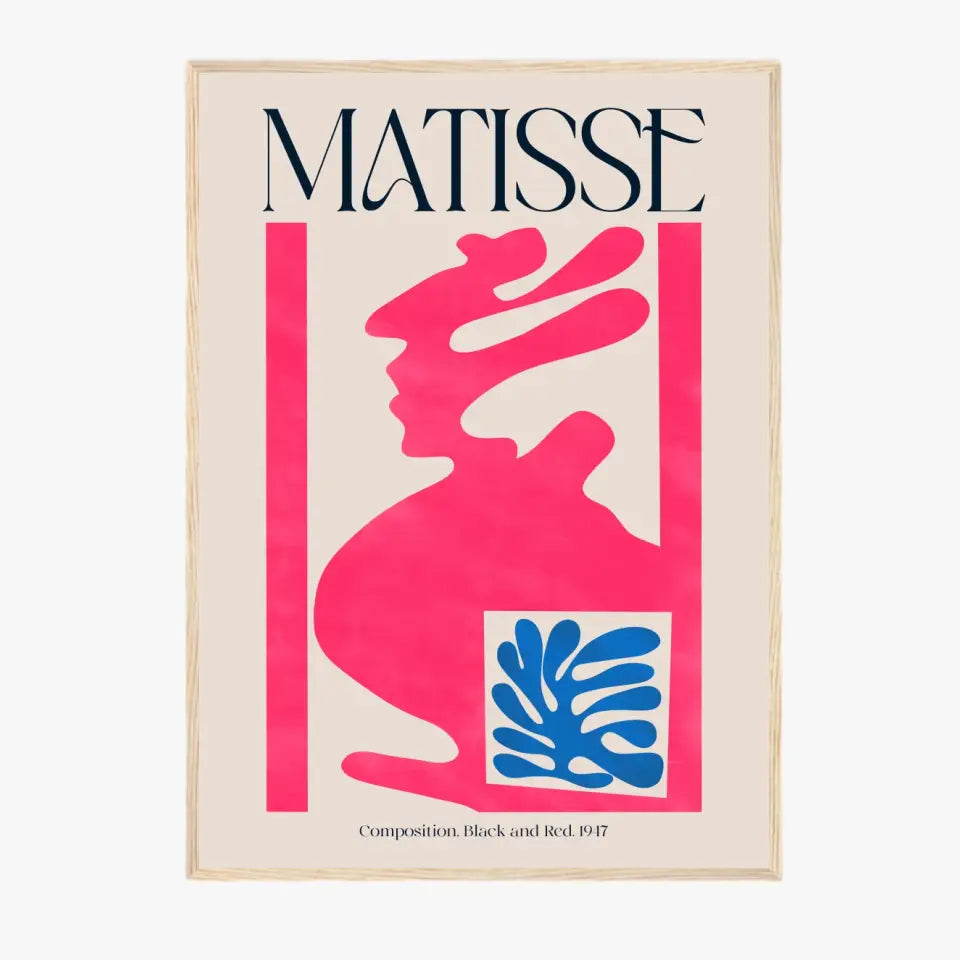 Matisse Composition Black And Red