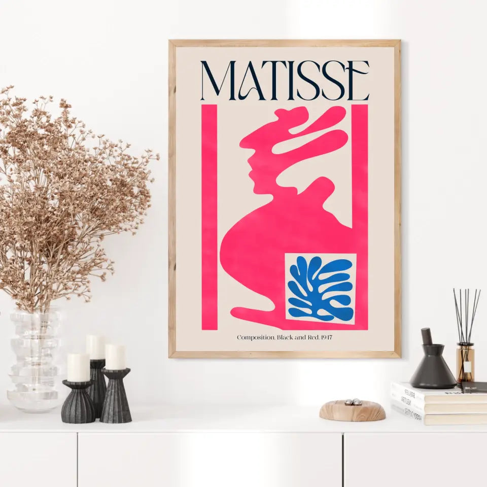 Matisse Composition Black And Red