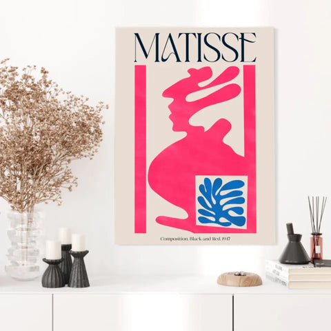 Matisse Composition Black And Red