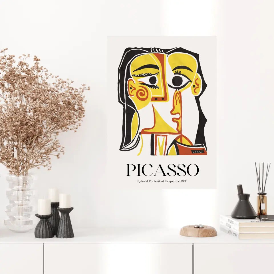 Picasso Stylized Portrait Of Jacqueline 1962