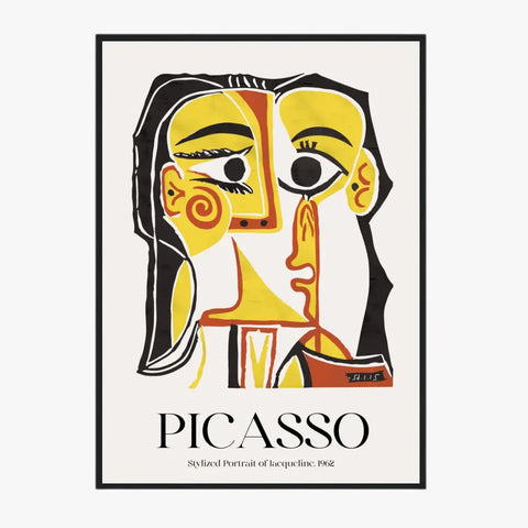 Picasso Stylized Portrait Of Jacqueline 1962