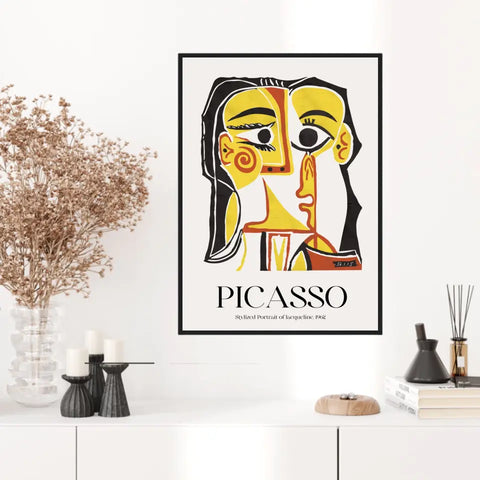 Picasso Stylized Portrait Of Jacqueline 1962