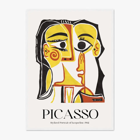 Picasso Stylized Portrait Of Jacqueline 1962