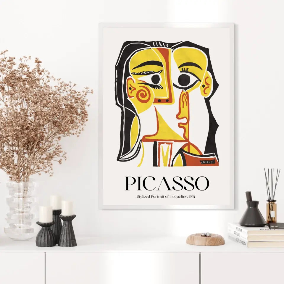 Picasso Stylized Portrait Of Jacqueline 1962