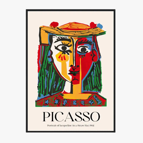 Picasso Portrait Of Jacqueline In a Straw Hat