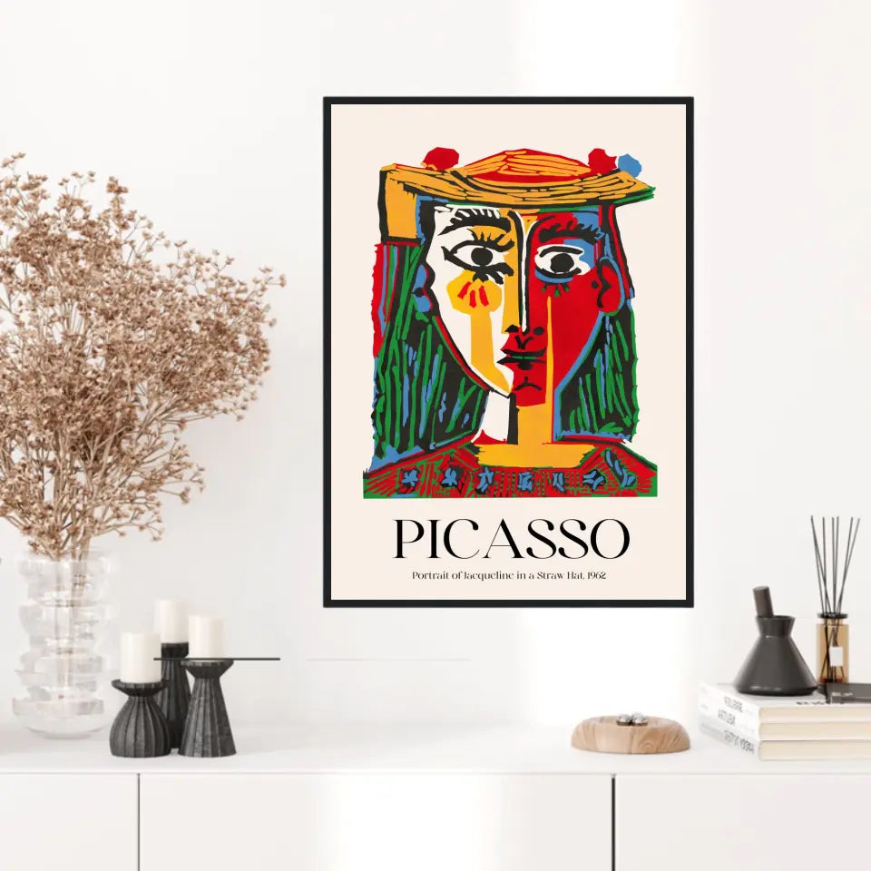 Picasso Portrait Of Jacqueline In a Straw Hat