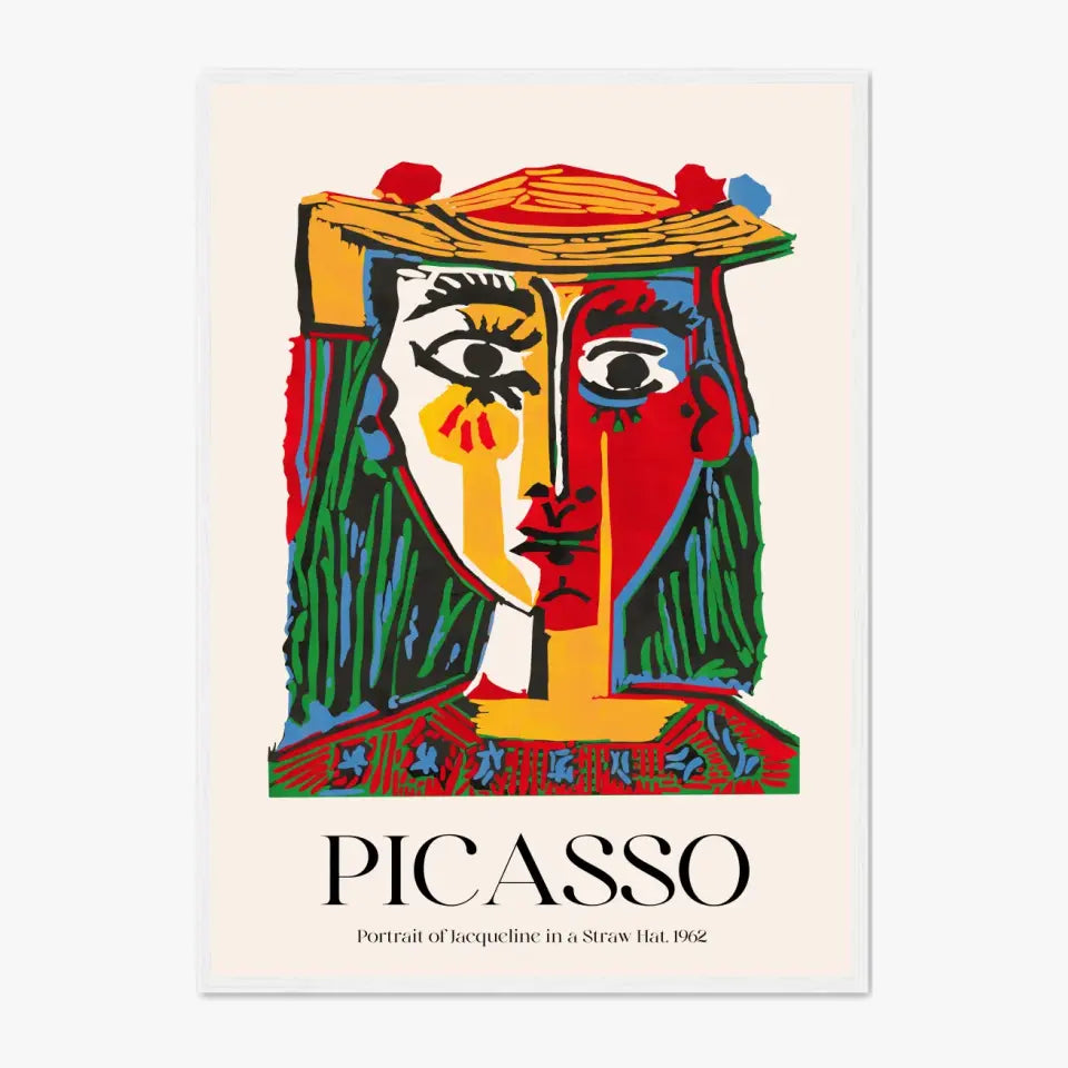 Picasso Portrait Of Jacqueline In a Straw Hat