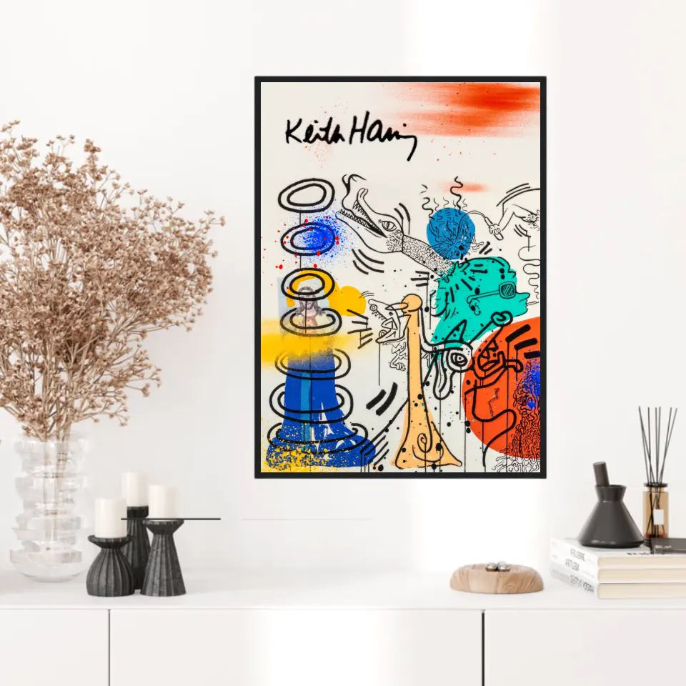 Affiche et Tableau Pop Art de Keith Haring Apocalypse 5