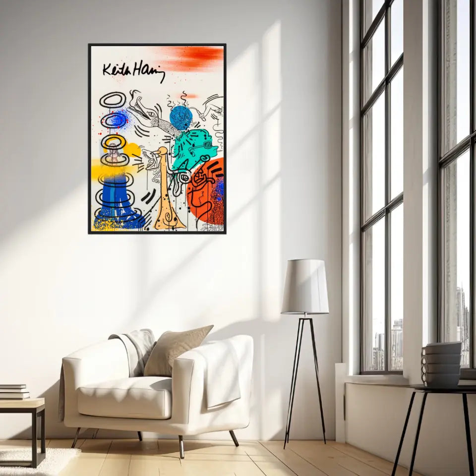 Affiche et Tableau Pop Art de Keith Haring Apocalypse 5