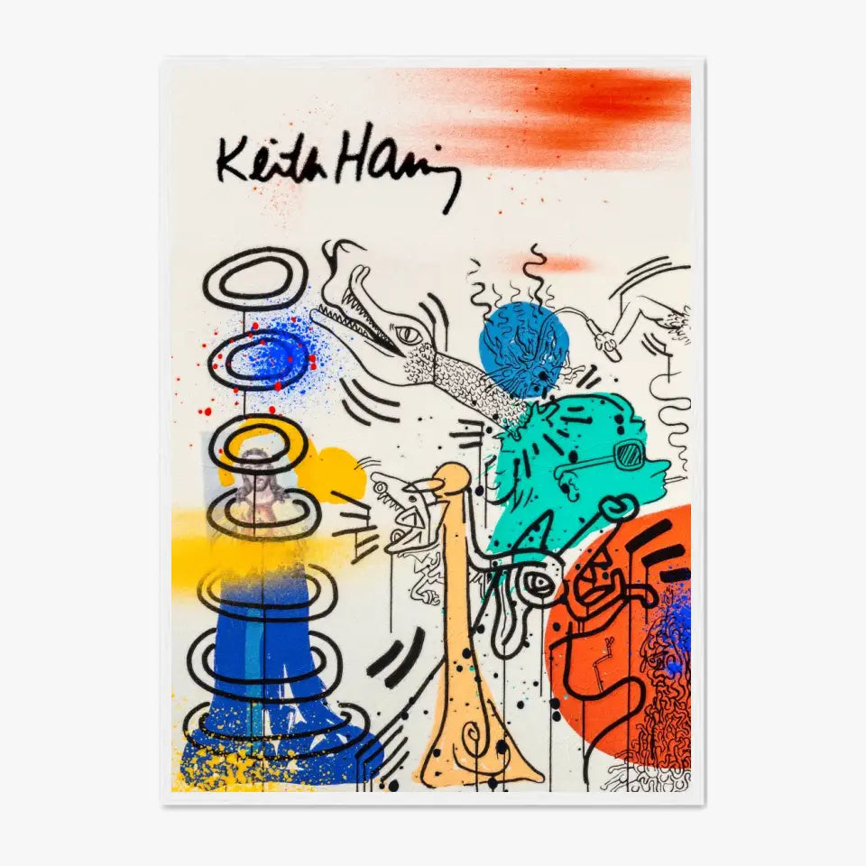 Affiche et Tableau Pop Art de Keith Haring Apocalypse 5