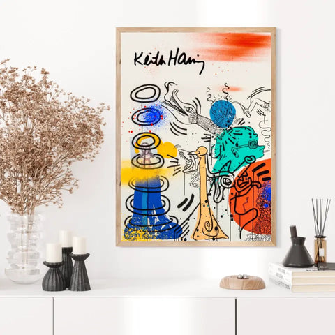 Affiche et Tableau Pop Art de Keith Haring Apocalypse 5