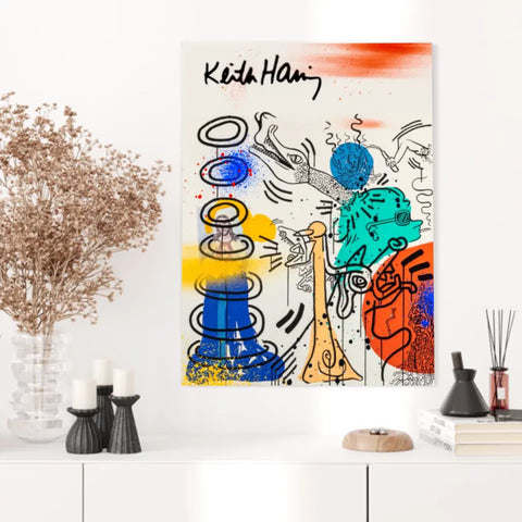 Affiche et Tableau Pop Art de Keith Haring Apocalypse 5