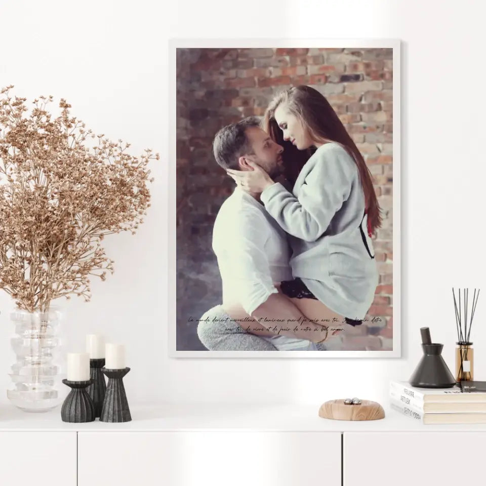 Tableau Personnalisé Photo Couple