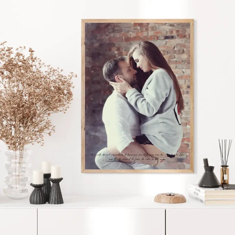 Tableau Personnalisé Photo Couple