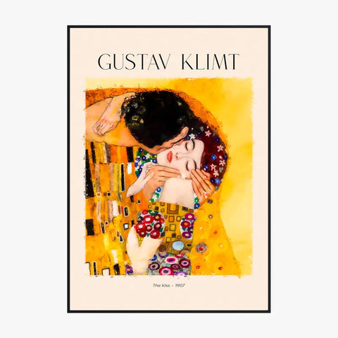 GUSTAV KLIMT The Kiss 1907