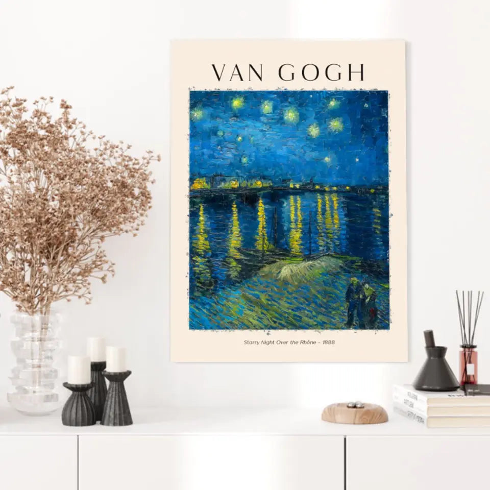 VAN GOGH The Starry Night Over The Rhone 1888