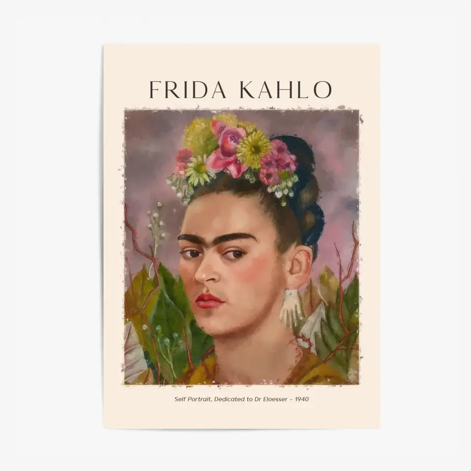 FRIDA KAHLO Self Portrait Dedicated To Dr Eloesser 1940