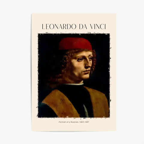 Leonardo Da Vinci Portrait Of A Musician