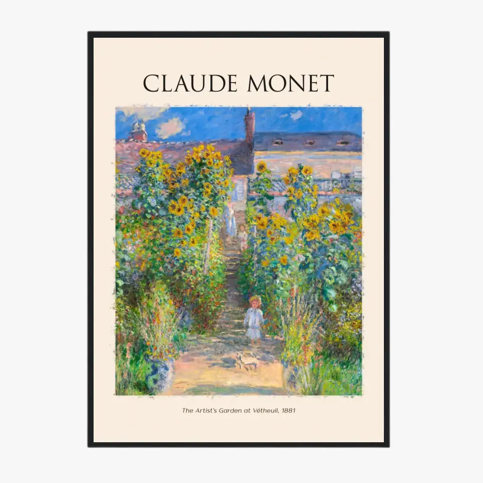 Claude Monet The Artist’s Garden At Vétheuil