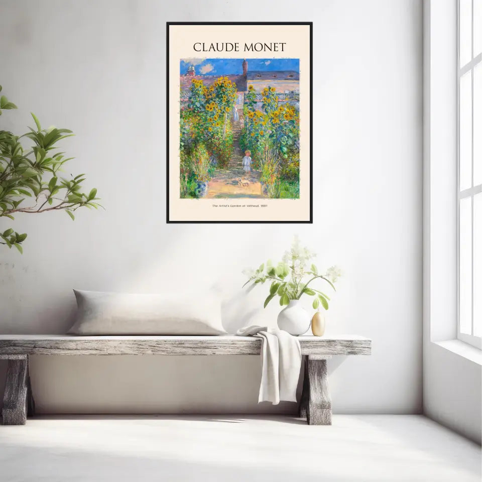 Claude Monet The Artist’s Garden At Vétheuil
