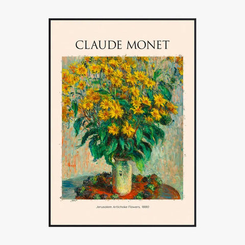 Claude Monet Jerusalem Artichoke Flowers