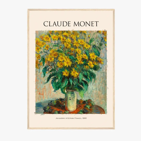 Claude Monet Jerusalem Artichoke Flowers