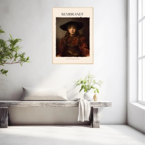 Rembrandt The Girl In A Picture Frame