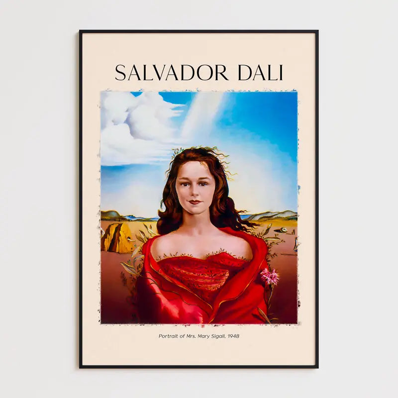 Salvador Dali Portrait Of Mrs Mary Sigall