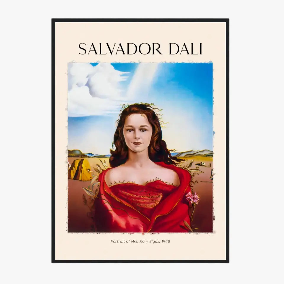 Salvador Dali Portrait Of Mrs Mary Sigall