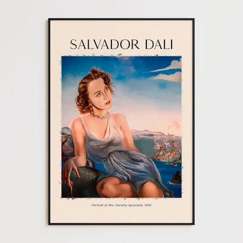 Salvador Dali Portrait Of Mrs Dorothy Spreckels