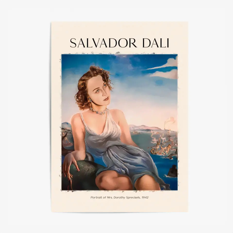 Salvador Dali Portrait Of Mrs Dorothy Spreckels