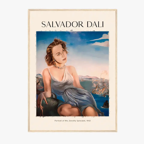 Salvador Dali Portrait Of Mrs Dorothy Spreckels