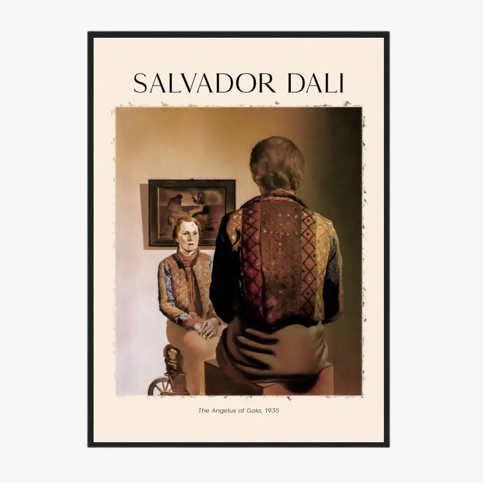 Salvador Dali The Angelus Of Gala