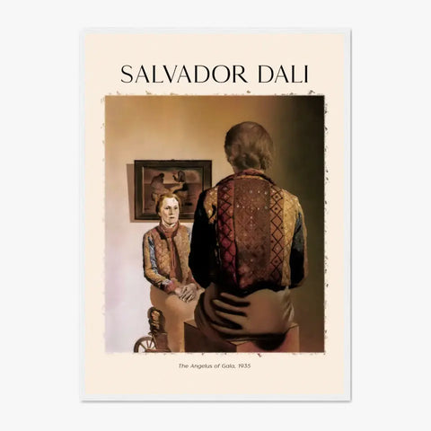 Salvador Dali The Angelus Of Gala