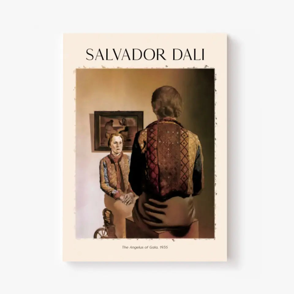 Salvador Dali The Angelus Of Gala
