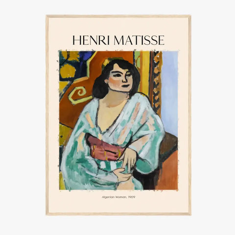 Henri Matisse Algerian Woman