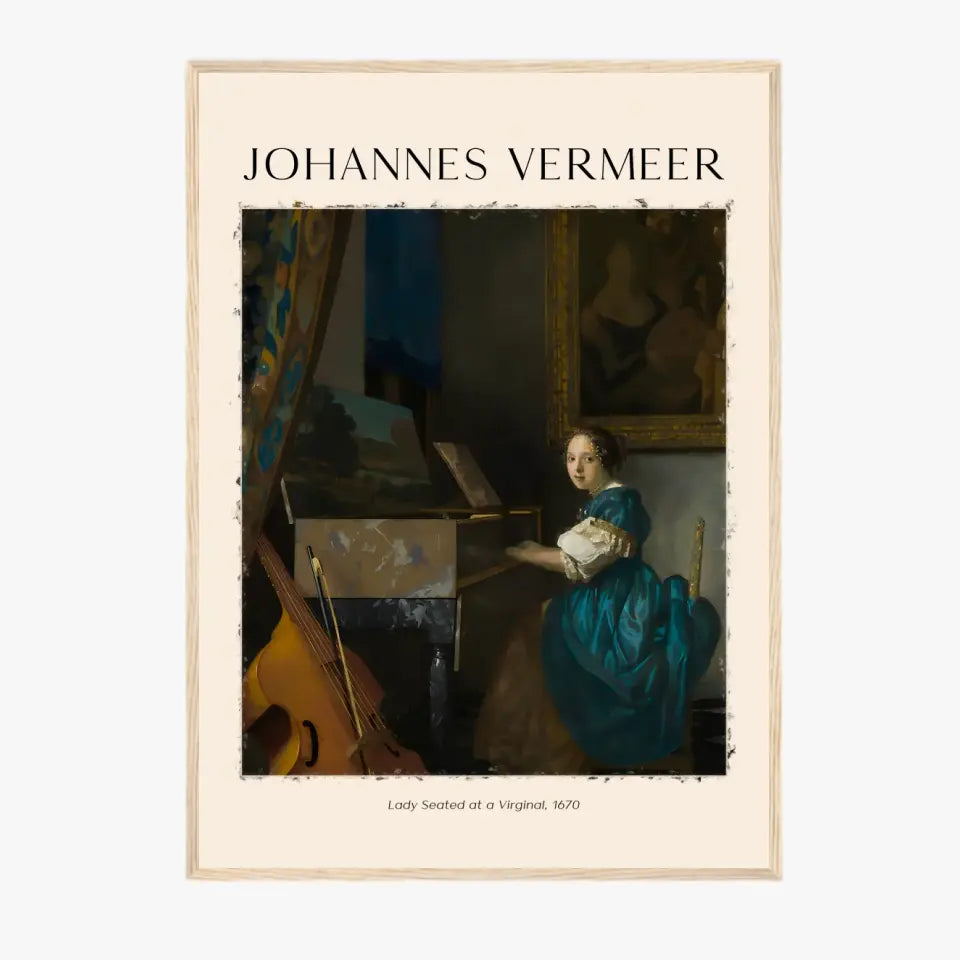 Johannes Vermeer Lady Seated At A Virginal