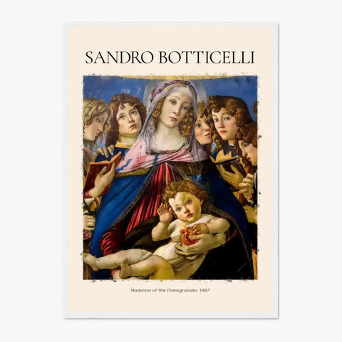 Sandro Botticelli Madonna Of The Pomegranate