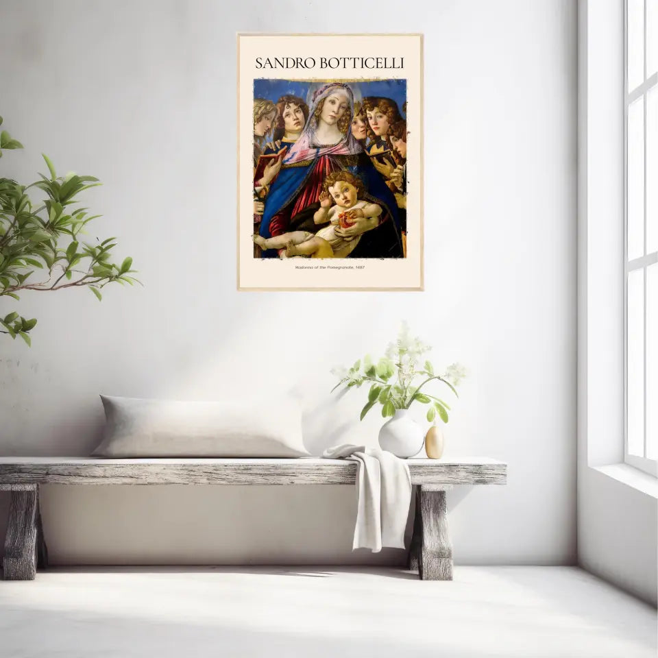 Sandro Botticelli Madonna Of The Pomegranate