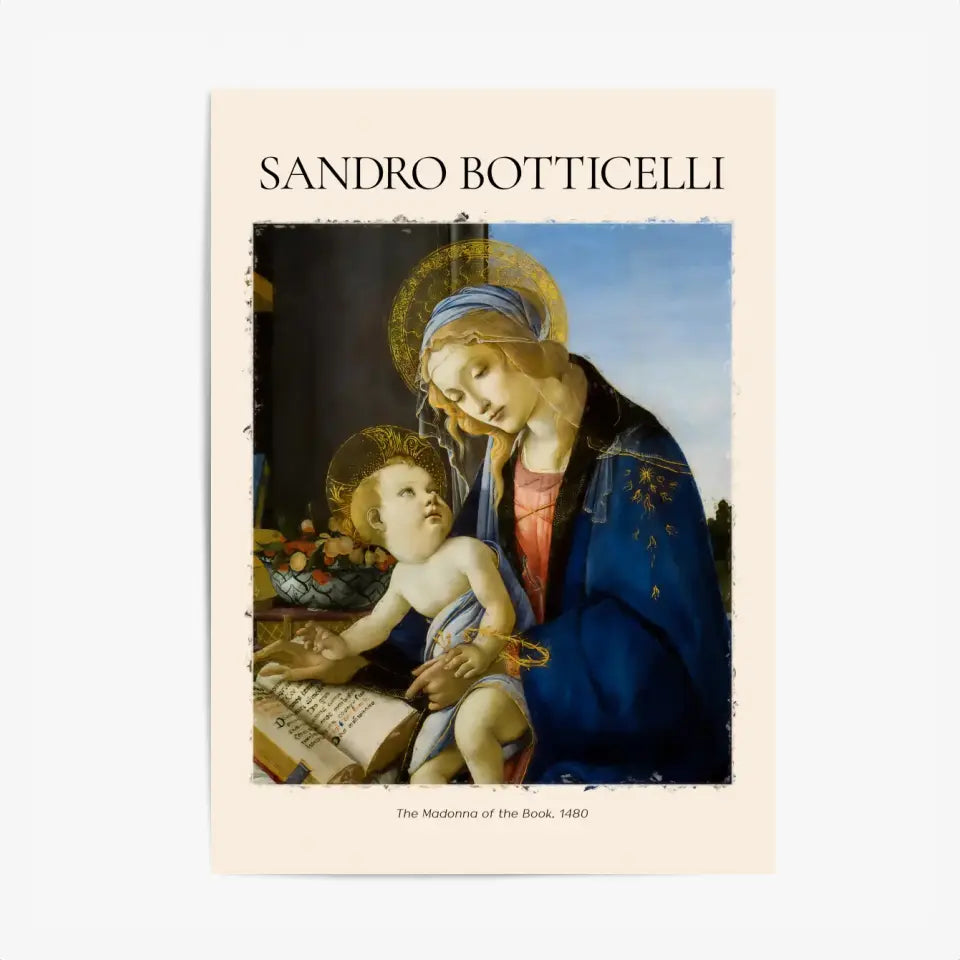 Sandro Botticelli The Madonna Of The Book